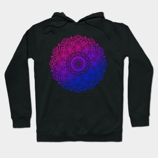 Bi Pride Striped Mandala Hoodie